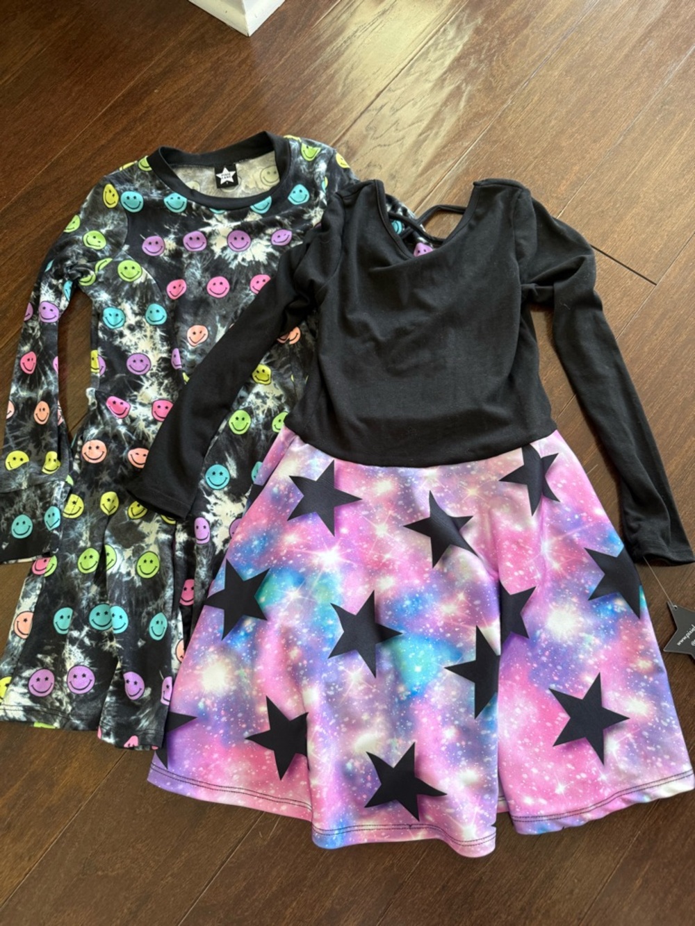 NEW pixie lane patterned girls dresses bright and soft